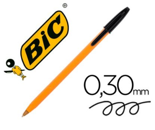 Esferografica Bic Laranja Preta