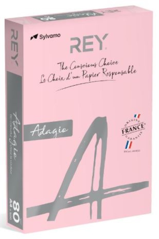 Papel Copia Adagio A4 80gr Rosa (CD07) (Resma)
