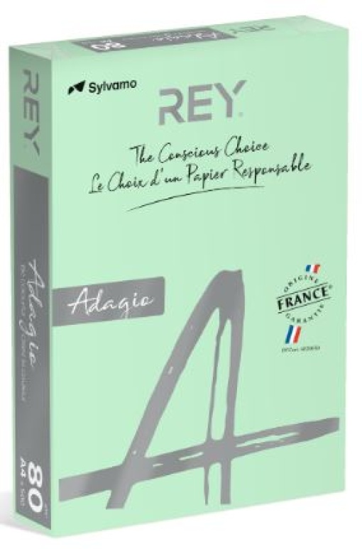 Papel Copia Adagio A4 80gr Verde Suave (CD09) (Resma)