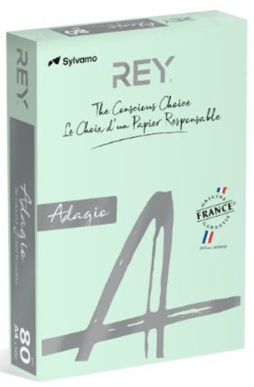 Papel Copia Adagio A4 80gr Verde Suave Vivo (CD81) (Resma)