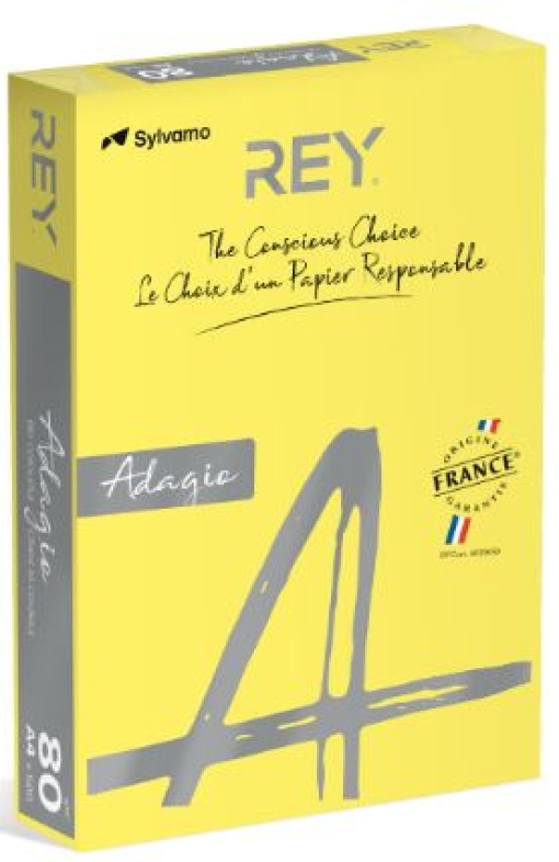 Papel Copia Adagio A4 80gr Amarelo Intenso (CD66) (Resma)