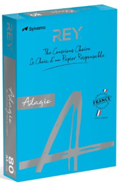 Papel Copia Adagio A4 80gr Azul Intenso (CD51) (Resma)