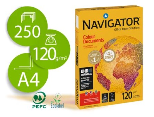 Papel Copia Navigator A4 120gr (Mc.250fls)