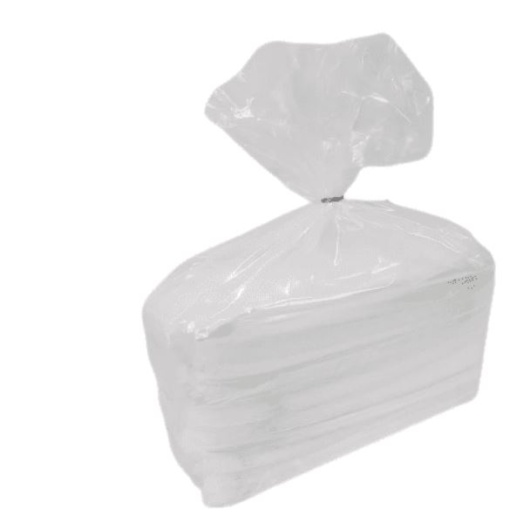 Saco Plastico C/Asa Branco 40x45x0,055 (1) (5kg)