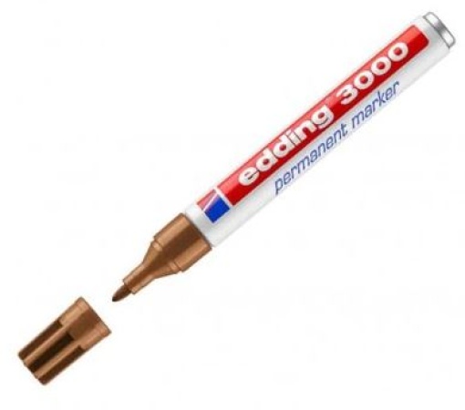Marcador Permanente Edding 3000 Ocre
