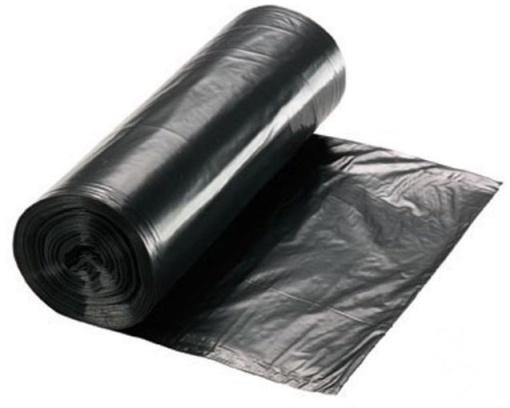 Saco Lixo Industrial Preto 80x120x0.08mic Rolo C/7un