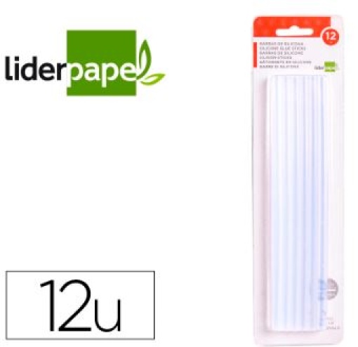 Barra Termofusivel Liderpapel 7mm x 200mm Emb.12uni (Cola Quente)
