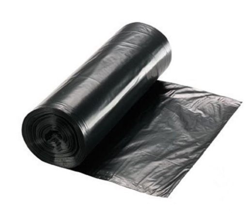 Saco Lixo Industrial Preto 80x60x0.06mic 20un (Rolo)