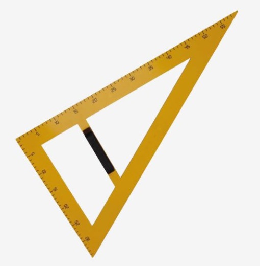 Esquadro Colorarte Magnetico 60º 60cm (RCQ04)