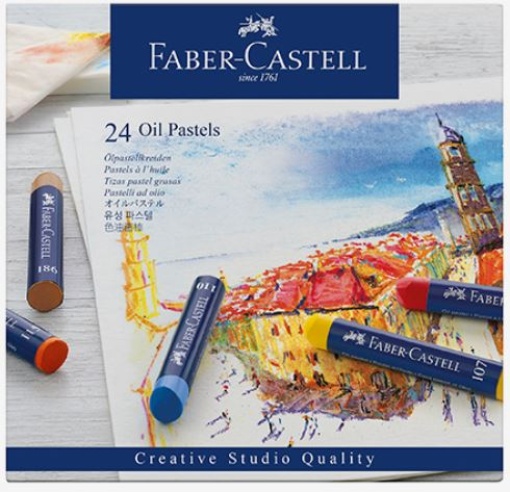 Lapis Pastel Óleo Faber-Castell  Caixa 24  (127024)
