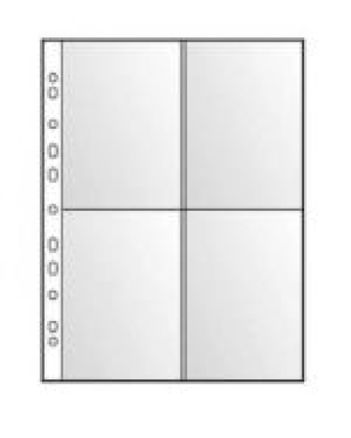 Bolsa Para Postais 4 Divisões Roma 220 10un