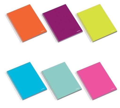 Caderno Espiral Ambar School A5 Pautado 80Fls (Sortido)