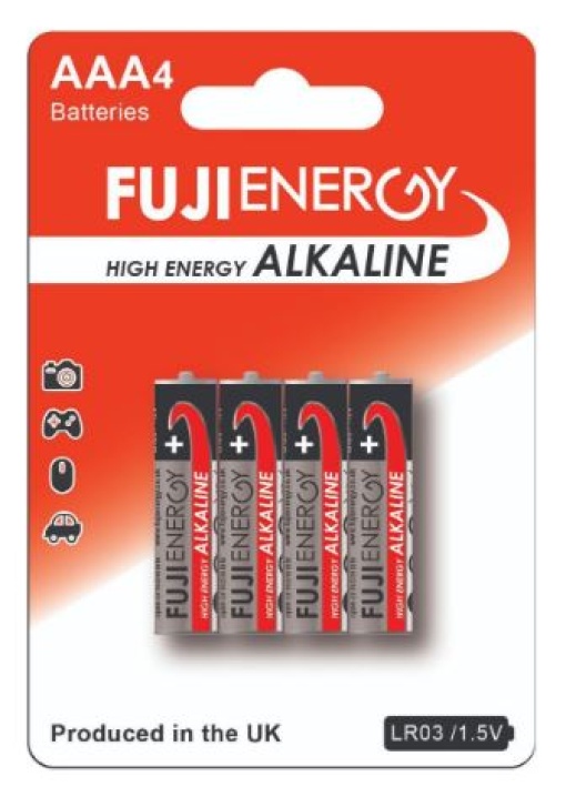 Pilhas Alcalinas Fujitsu LR00 AAA 1.5V Blister 4un