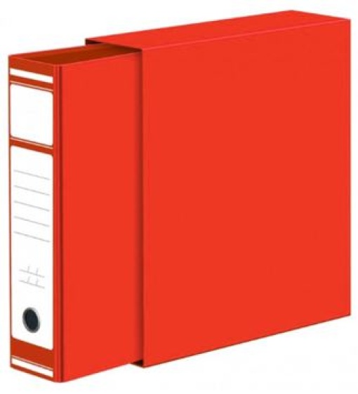 Pasta de Arquivo Ambar Classic C/Caixa L80 Vermelha