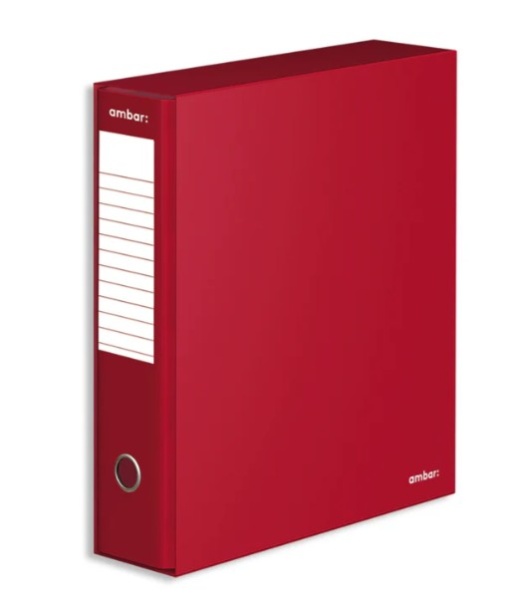 Pasta de Arquivo Ambar C/Caixa e Calha Din L80 Bordeux