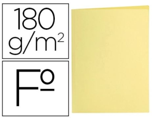 Classificador Cartolina Liderpapel 180gr Folio Amarelo Pastel Emb.50un (SC34)