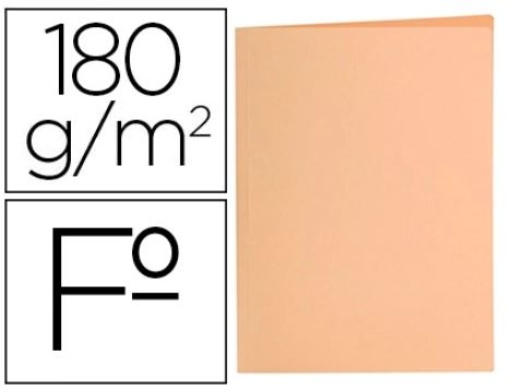 Classificador Cartolina Liderpapel 180gr Folio Laranja Pastel Emb.50un (SC37)