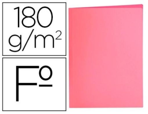 Classificador Cartolina Liderpapel 180gr Folio Rosa Pastel Emb.50un (SC39)