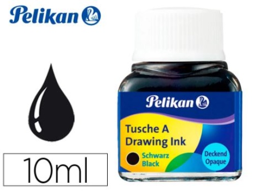 Tinta da China Pelikan Frasco 10 ml Preto