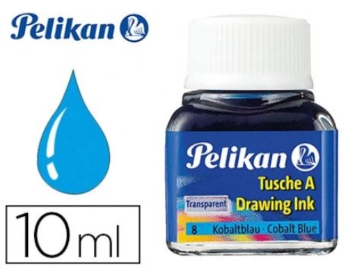 Tinta da China Pelikan Frasco 10 ml Azul Cobalto