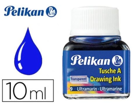 Tinta da China Pelikan Frasco 10 ml Azul Ultramar