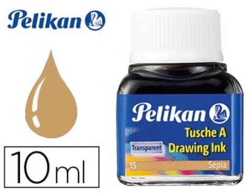 Tinta da China Pelikan Frasco 10 ml Sepia