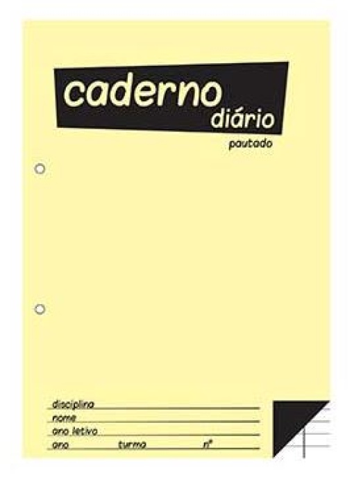 Caderno Diario Neutral B5 60g 40fls Pautado