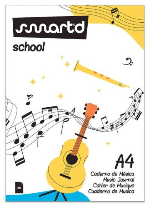 Caderno de Musica SmartD A4 20Fls