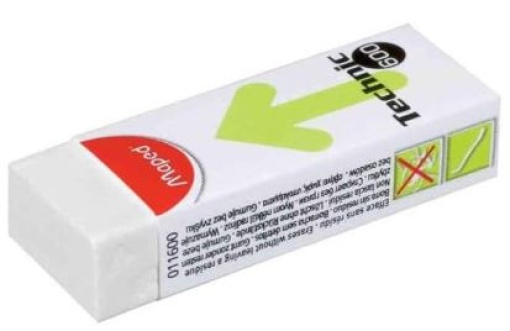 Borracha Branca Maped Technic 600 (Sem PVC)