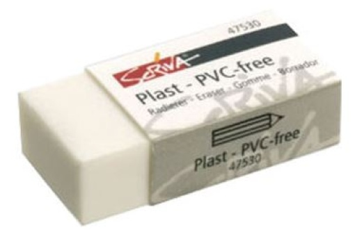 Borracha Branca Scriva Pequena