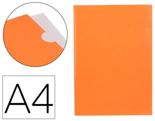 Bolsa Dossier Liderpapel Polipropileno A4 Laranja Fluor. Opaco (BL20)