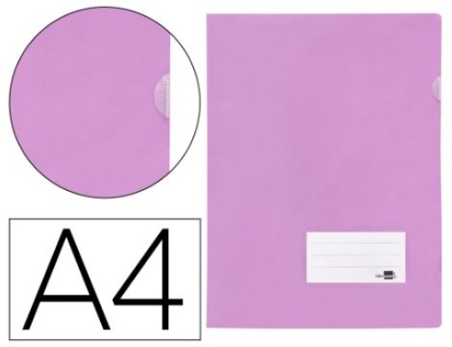 Pasta Dossier Liderpapel 921-AA4 Polipropileno 180mic Lavanda Opaco (BL27)