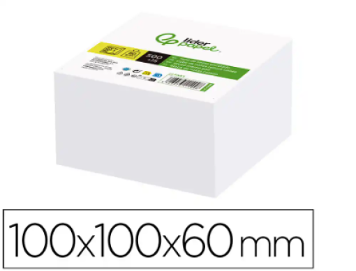 Bloco Notas Liderpapel Colado Branco 575Fls 100x100x100 (TA02)
