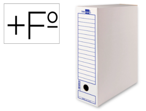 Caixa Arquivo Definitivo Liderpapel Cartao 340gr Folio Prolongado Branco (DF22)