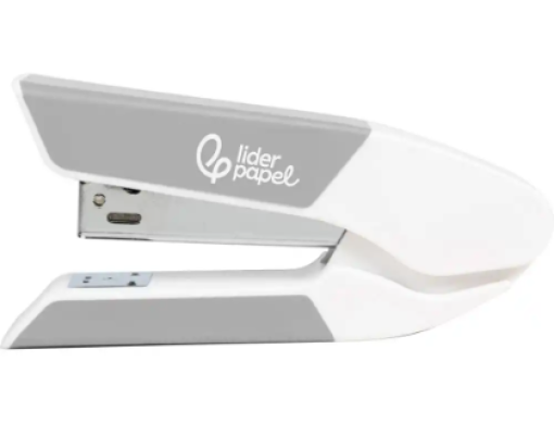Agrafador Liderpapel Plastico Cap.20fls (22/6-24/6) Cinza + Saca Agrafes + Cx.1000 Agrafes (GR39)