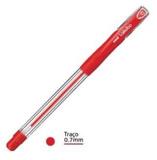 Esferografica Ubiball Ref.SG-100 Lakubo F 0.7mm Vermelha