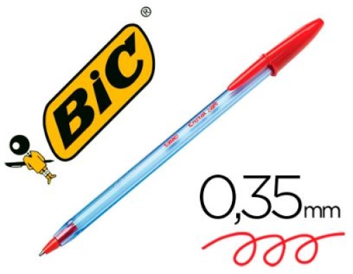 Esferografica Ball Point BIC Cristal Soft Vermelho 