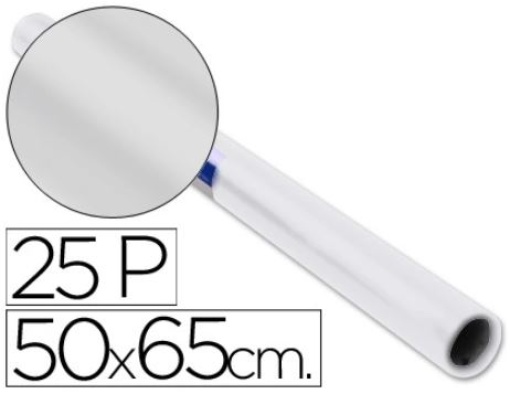 Papel Lustro Rolo 25 Folhas 50x65 Branco