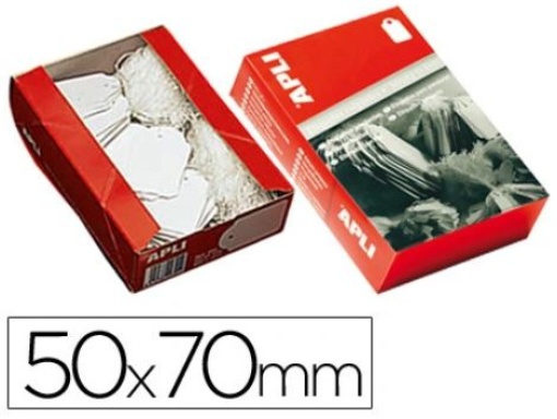 Etiqueta Rectangular P/Pendurar 50x70mm 400 unidades