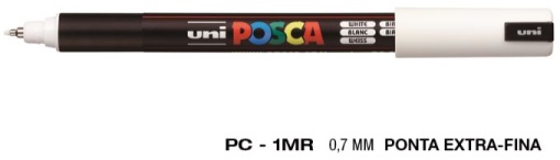 Marcador Uniball Posca PC1MR 0,7mm Branco