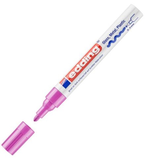 Marcador Edding 750 Rosa