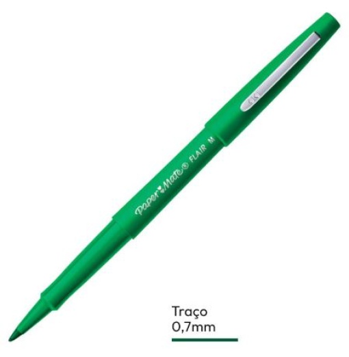 Marcador Paper Mate Futura Nylon 3101-1 Verde