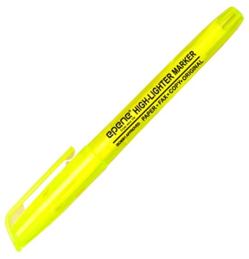 Marcador Fluorescente Epene EP10-0112 Amarelo (Caneta)