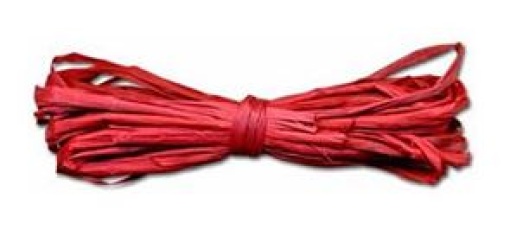 Rafia Meada Vermelho 50g