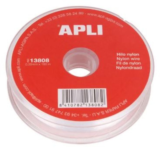 Fio Pesca Apli 0,35mm Rolo 100mt