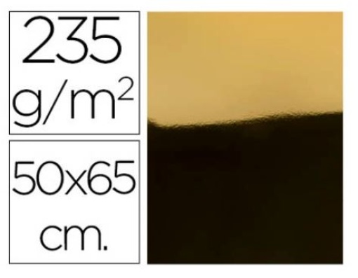 Cartolina Liderpapel 50x65cm 235g Metalizada Ouro