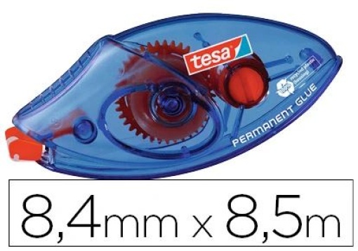 Cola Tesa Roller Permanente Reciclavel 8,4mmx8,50m