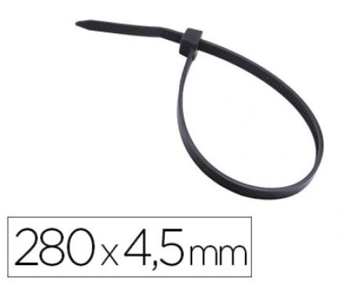 Abracadeira 3M Preta 280x4,5mm 100un