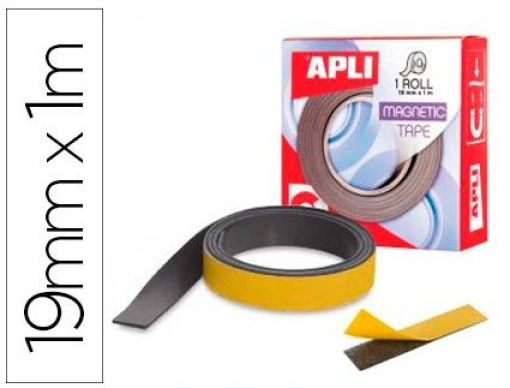 Fita Adesiva Apli Magnetica 19mm x1m