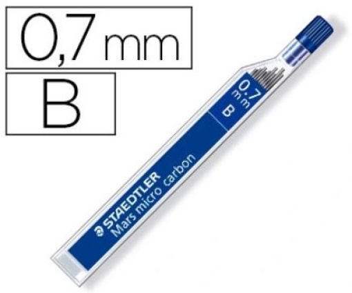 Minas Staedtler Mars Micro Grafite 0,7mm B Tubo C/12uni